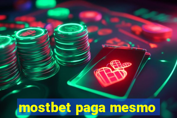 mostbet paga mesmo