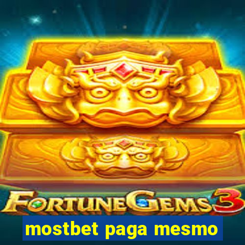 mostbet paga mesmo