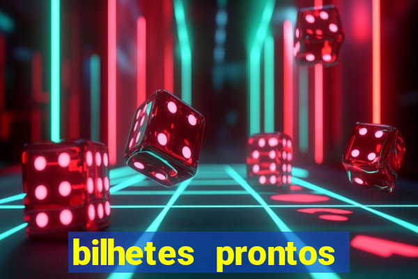 bilhetes prontos futebol hoje