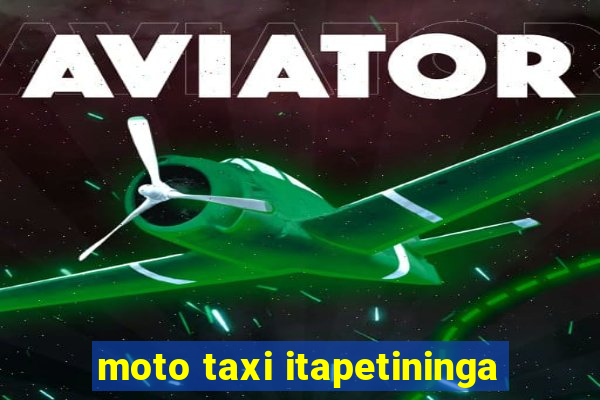 moto taxi itapetininga