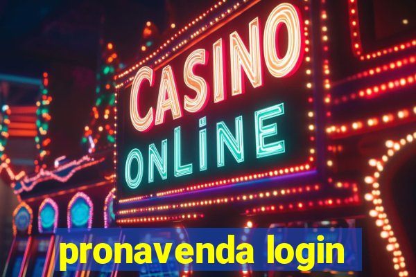 pronavenda login