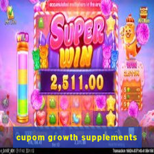 cupom growth supplements