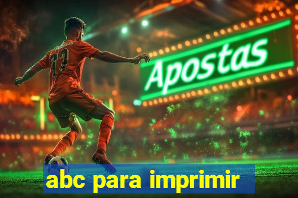 abc para imprimir