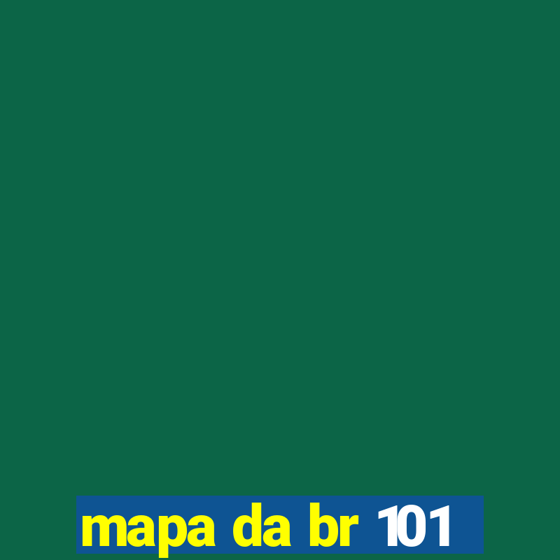 mapa da br 101