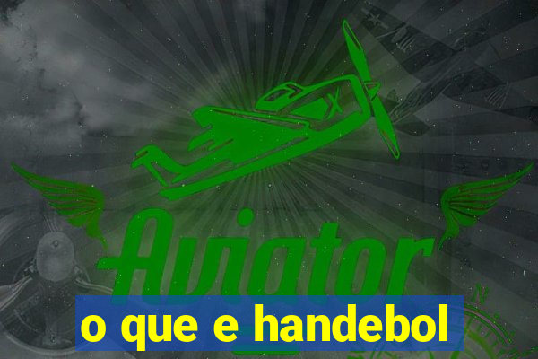 o que e handebol