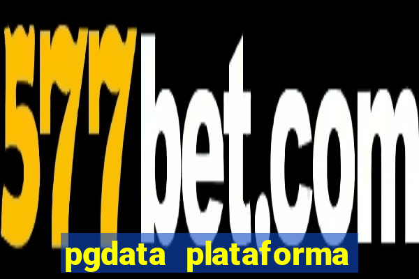 pgdata plataforma de jogos