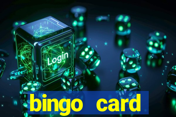 bingo card generator with pictures