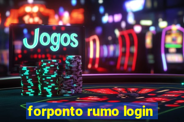 forponto rumo login