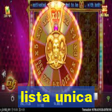 lista unica