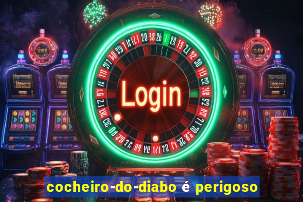 cocheiro-do-diabo é perigoso