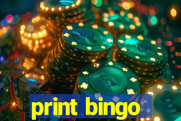 print bingo