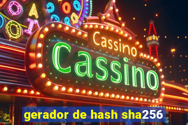 gerador de hash sha256