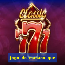 jogo do macaco que ganha dinheiro