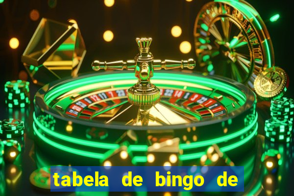 tabela de bingo de 1 a 100