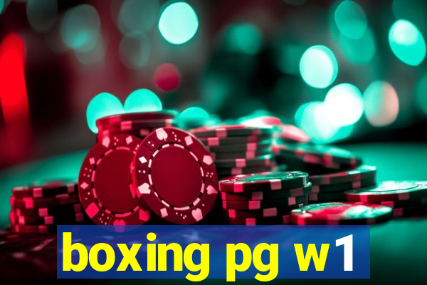 boxing pg w1