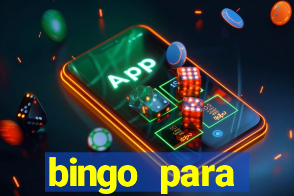 bingo para despedida de solteira para imprimir