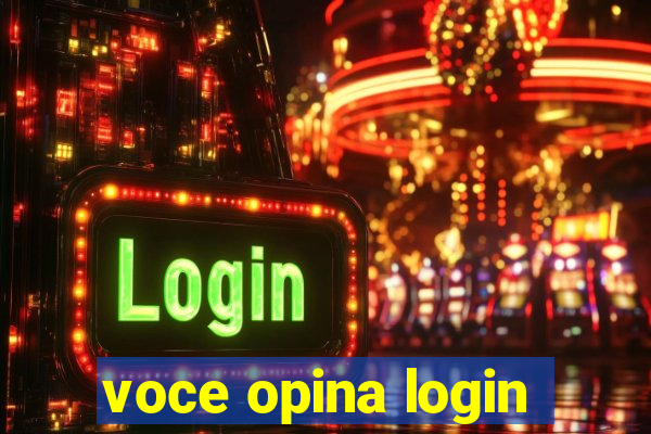 voce opina login