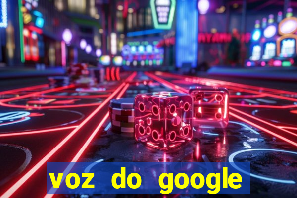 voz do google tradutor homem