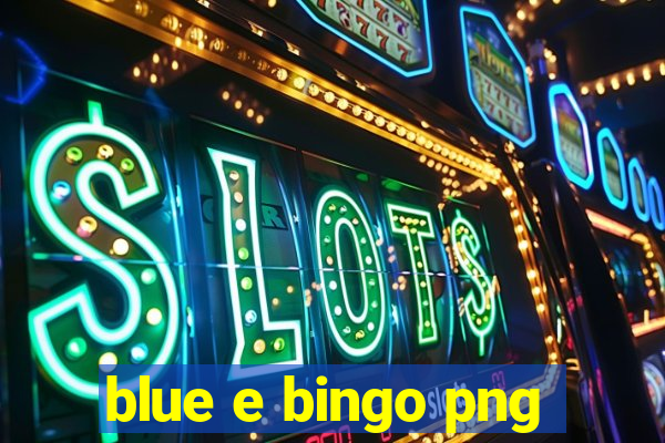 blue e bingo png