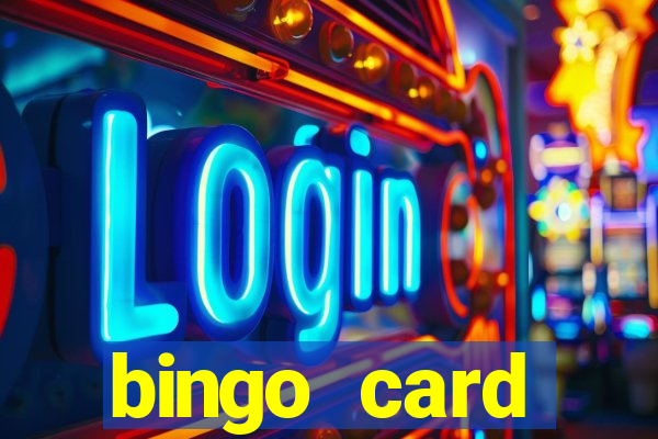 bingo card generator with pictures