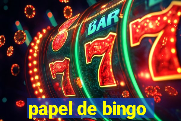 papel de bingo