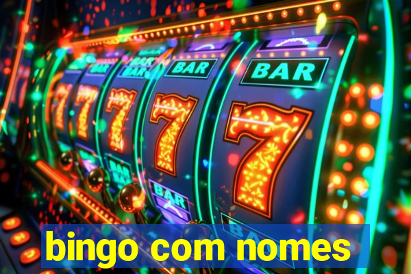 bingo com nomes