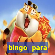 bingo para despedida de solteira para imprimir